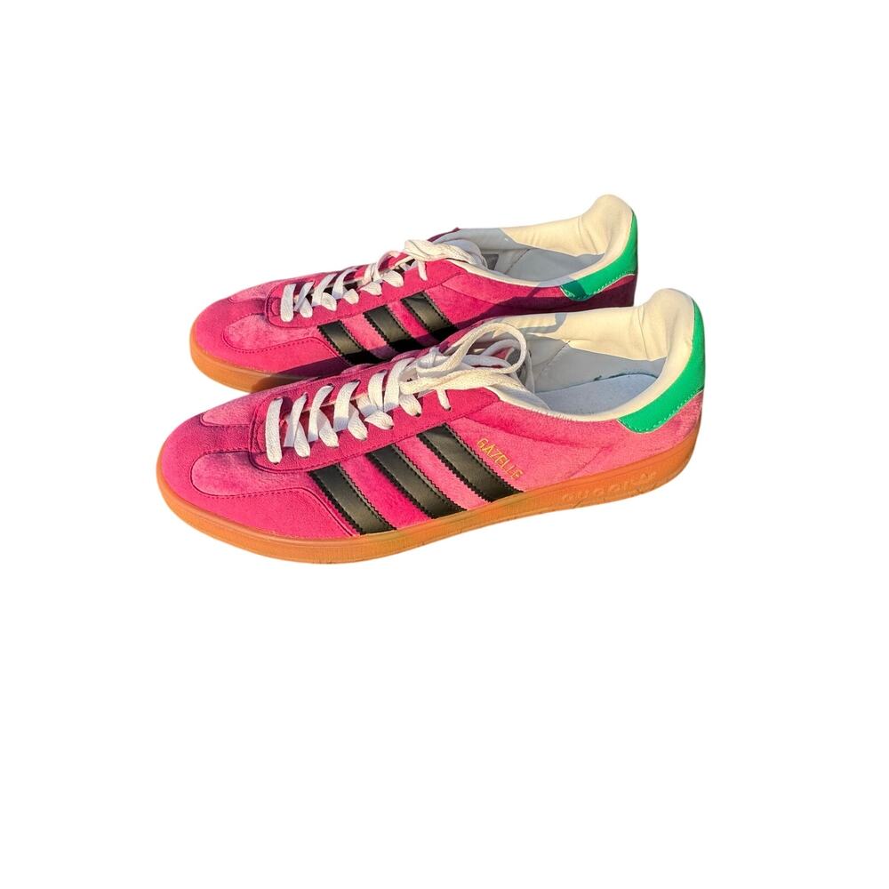 Gucci x adidas Gazelle Pink Velvet Sneakers Men’s 9.5